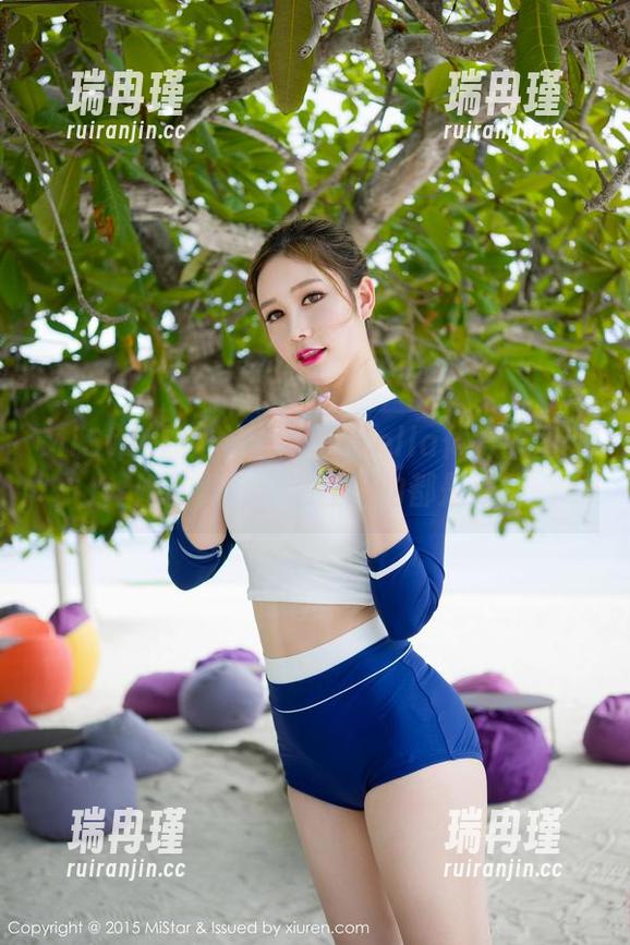 MiStar魅妍社 - 夏倪可ella体操服图册：她在舞台，遮住了的都是期待